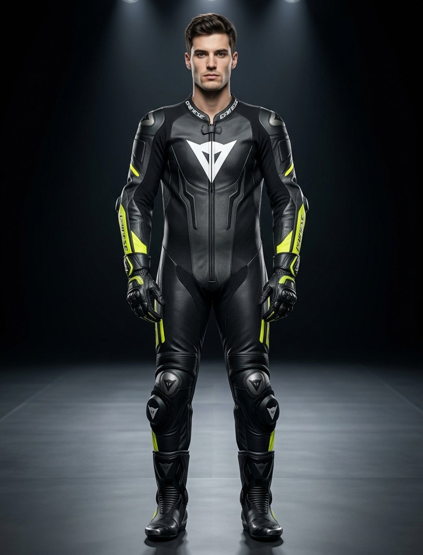 Misano 3 D-Air® 1-Piece Motorcycle Perforated Leather Suit