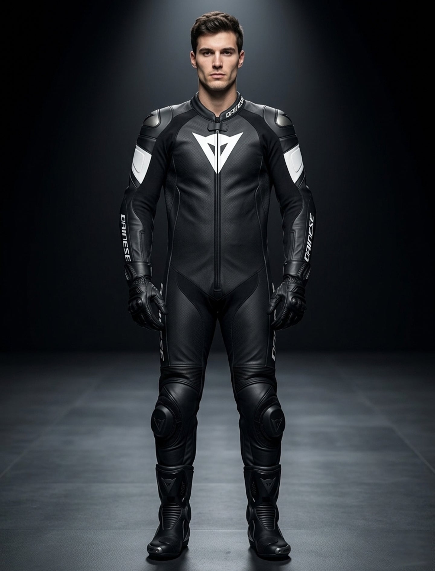 Tosa 1-Piece Motorcycle Perforated Leather Suit