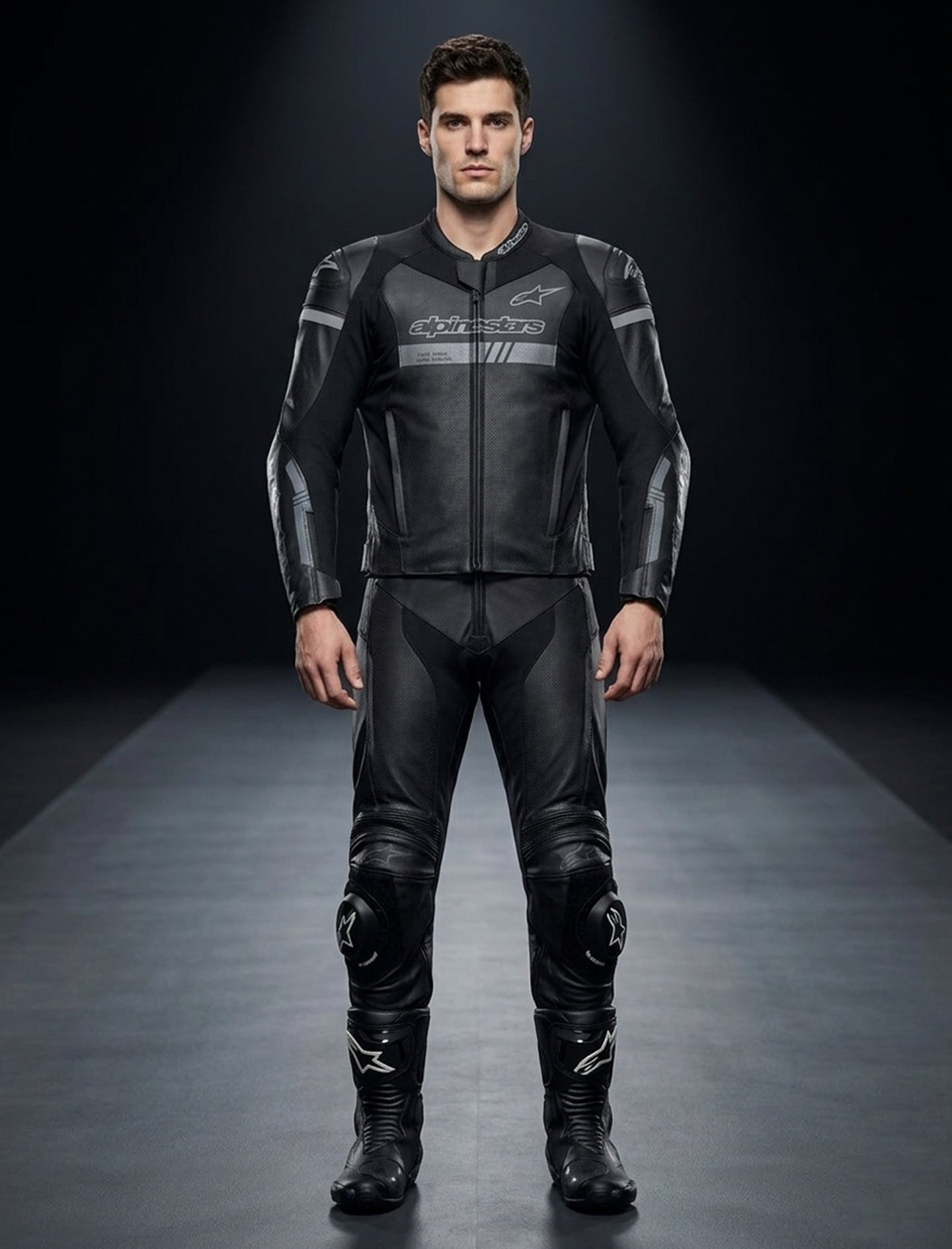 Alpinestars Motorcycle Suit – GP Force Chaser 2PC (Black/Black)