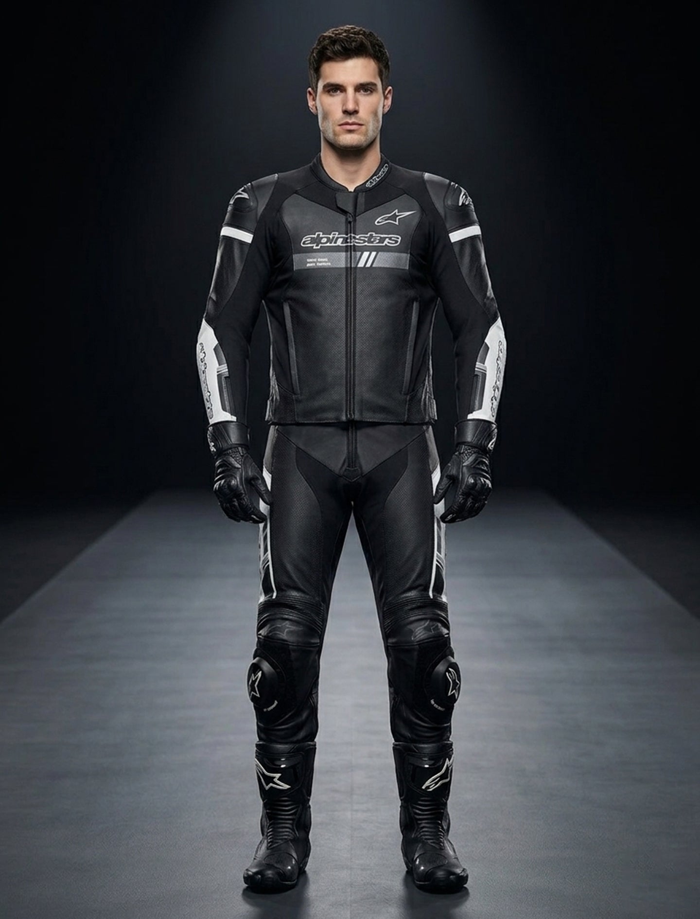 Alpinestars Motorcycle Suit – GP Force Chaser 2PC (Black)
