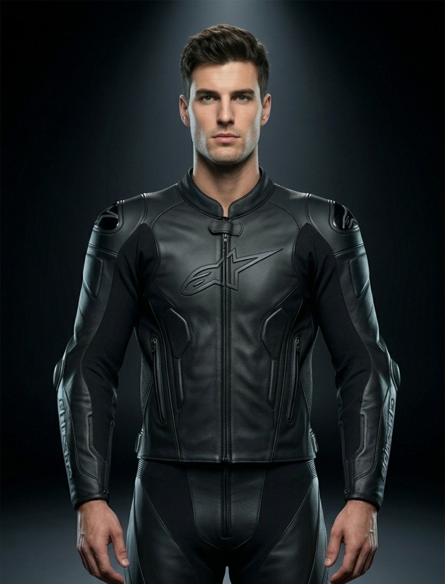 Alpinestars Motorcycle Suit – Missile V2 2-Piece (Black/Black)