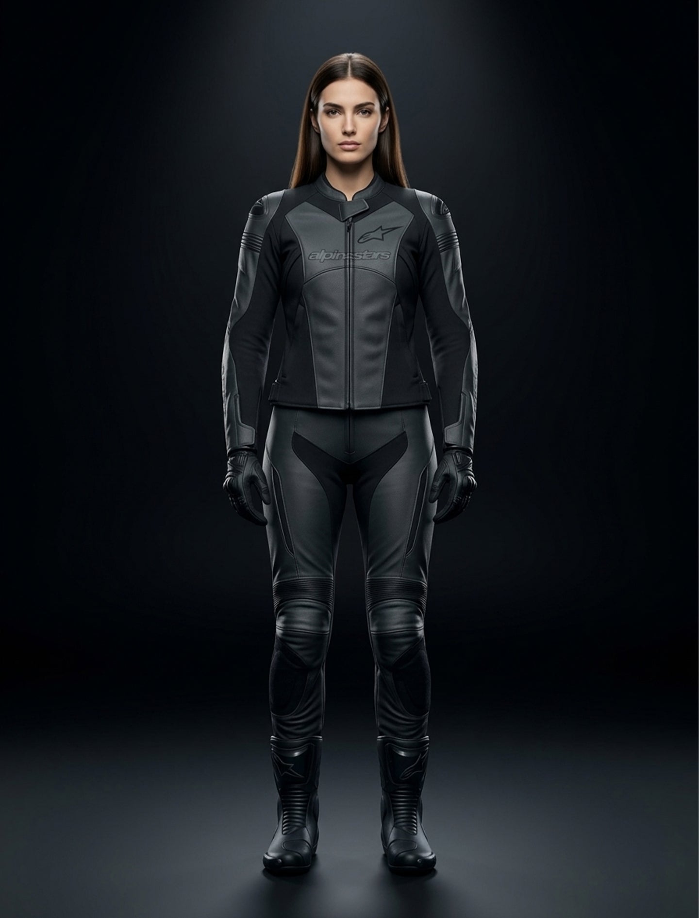 Woman Stella Faster V3 Leather Jacket