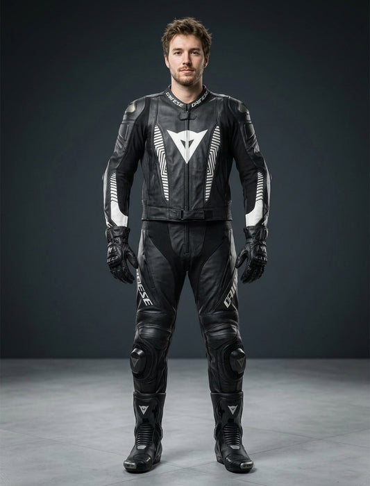 Dainese  Leather Motorcycle Set with Airbagss 3