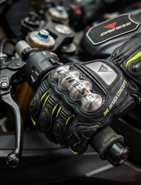 LEATHER RACING MOTORCYCLE GLOVES 07