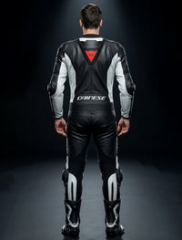 Dainese Motorcycle Suit – Mistel 2-Piece (Black/White)