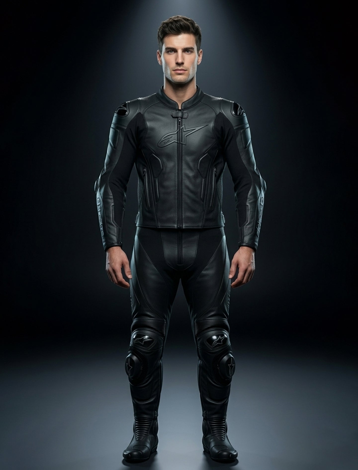 Alpinestars Motorcycle Suit – Missile V2 2-Piece (Black/Black)