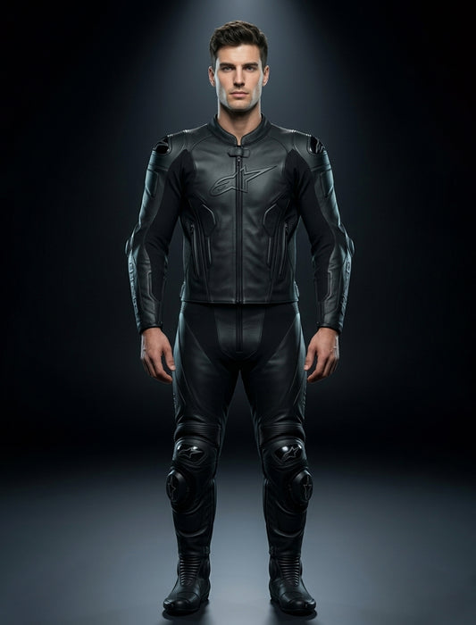 Alpinestars Motorcycle Suit – Missile V2 2-Piece (Black/Black)
