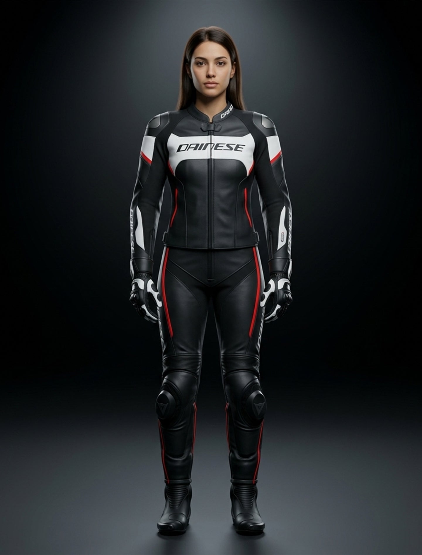 Racing 3 D-Air Lady Leather Jacket