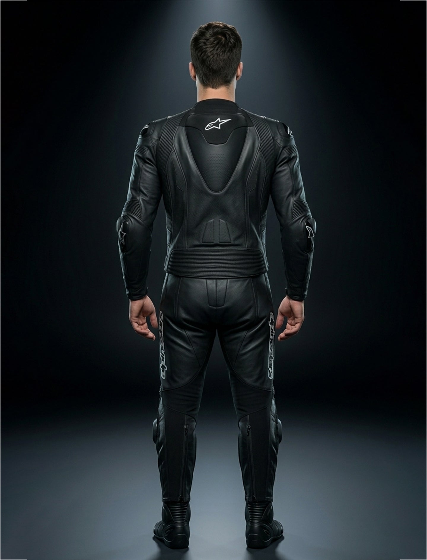 Alpinestars Motorcycle Suit – Missile V2 2-Piece (Black/Black)